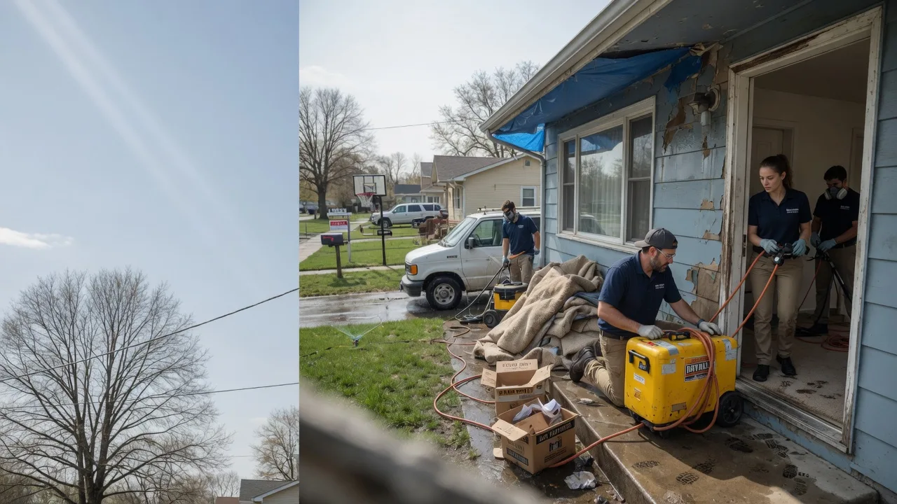 Basement Flood Cleanup in Half Way, MO near me
